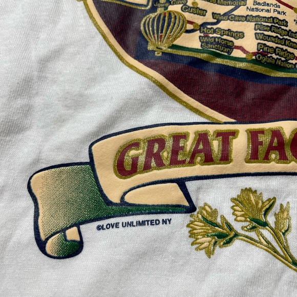 Men’s White South Dakota Graphic Tee Size Large - Picture 7 of 13